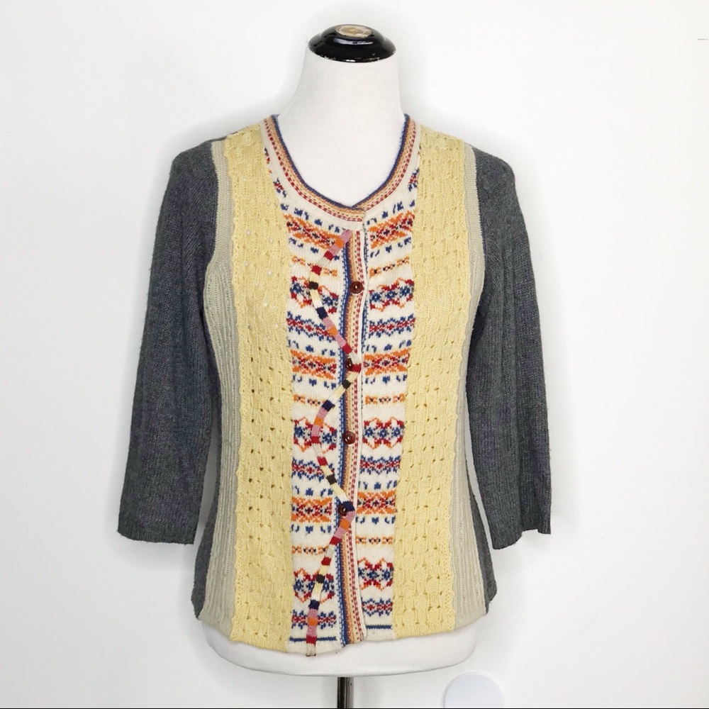 Anthro Field Flower Rove and Wander Cardigan - Picture 2 of 7